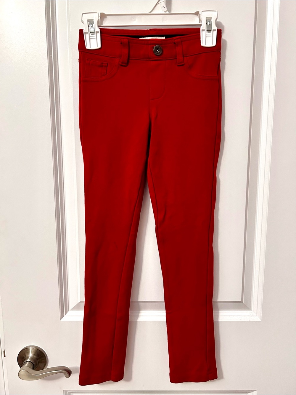 Girl’s Copper Key Red Skinny Pants